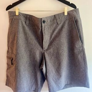 Magellan Outdoors Charcoal Men's Flat Front Shorts